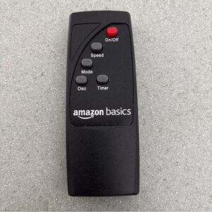 Amazon Basics Black Remote Control